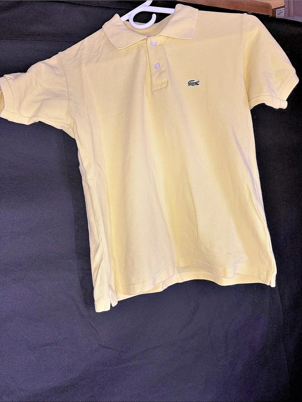 Lacoste Boys Petit Piqué Polo Yellow Size 14